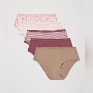 Organic Everyday Mid Rise Everyday Lakeside Lilies 5 Pack